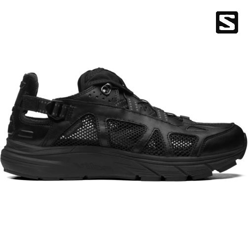 Salomon Techsonic Kozene Advanced Tenisky Panske Čierne | SK 4UWIJV